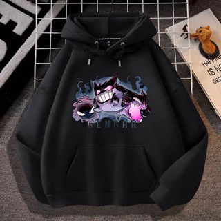 L1331เสื้อฮู้ดแขนยาวใส่ได้ทั้งชายและหญิง ผ้าโพลีเอสเตอร์ใส่ส…