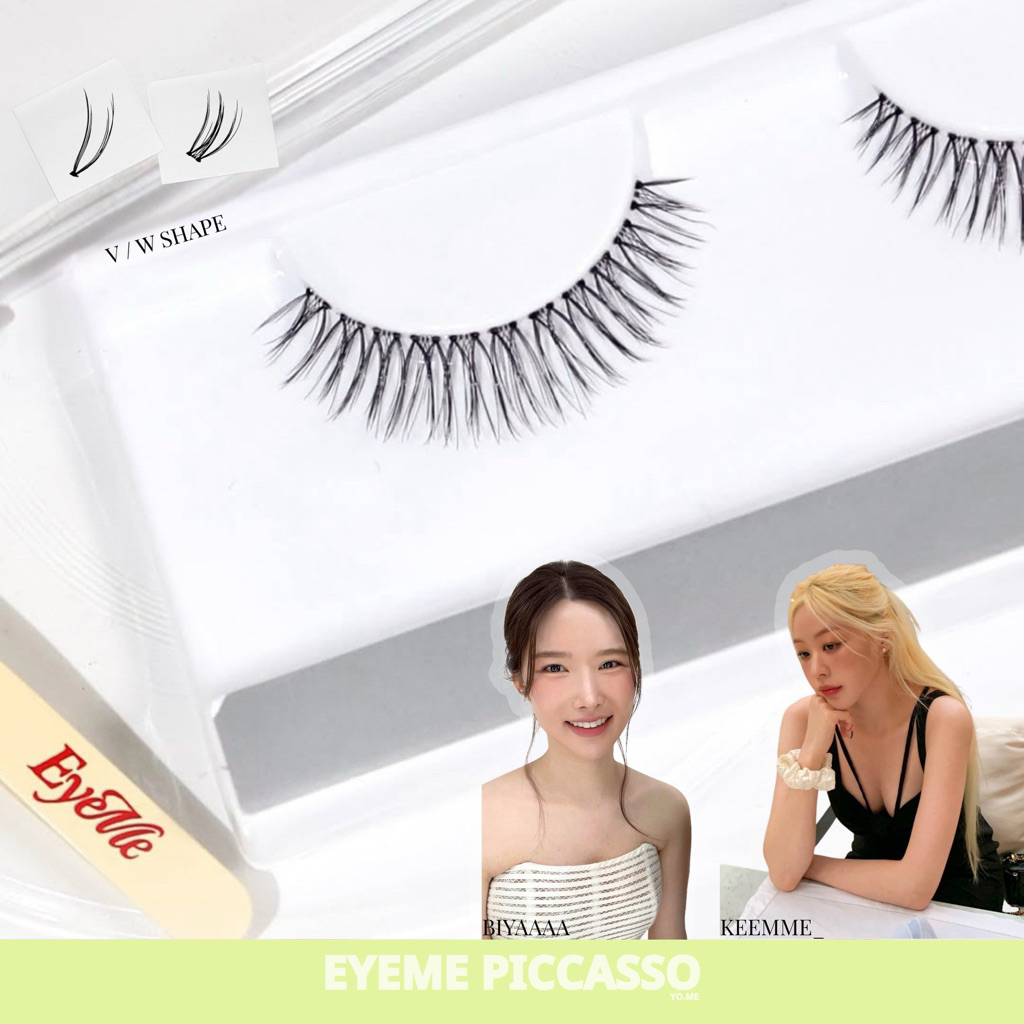 ˘พร้อมส่ง˘ Eyeme - V cut / W cut cutting eyelash by piccasso