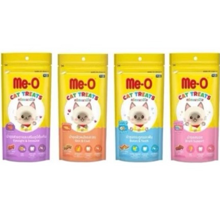 ( 12ซอง) Me-O Treat มีโอ ทรีต ขนมแมว 50g.*โปรดอ่านรายละอียดก่อนสั่งซื้อ