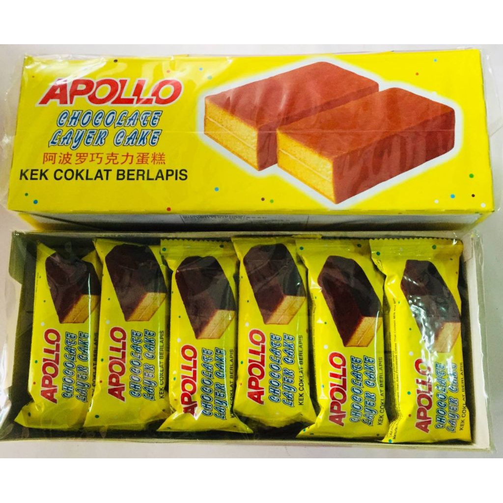 เค้กช็อกโกแลต apollo รสชาติอร่อยกินเพลิน