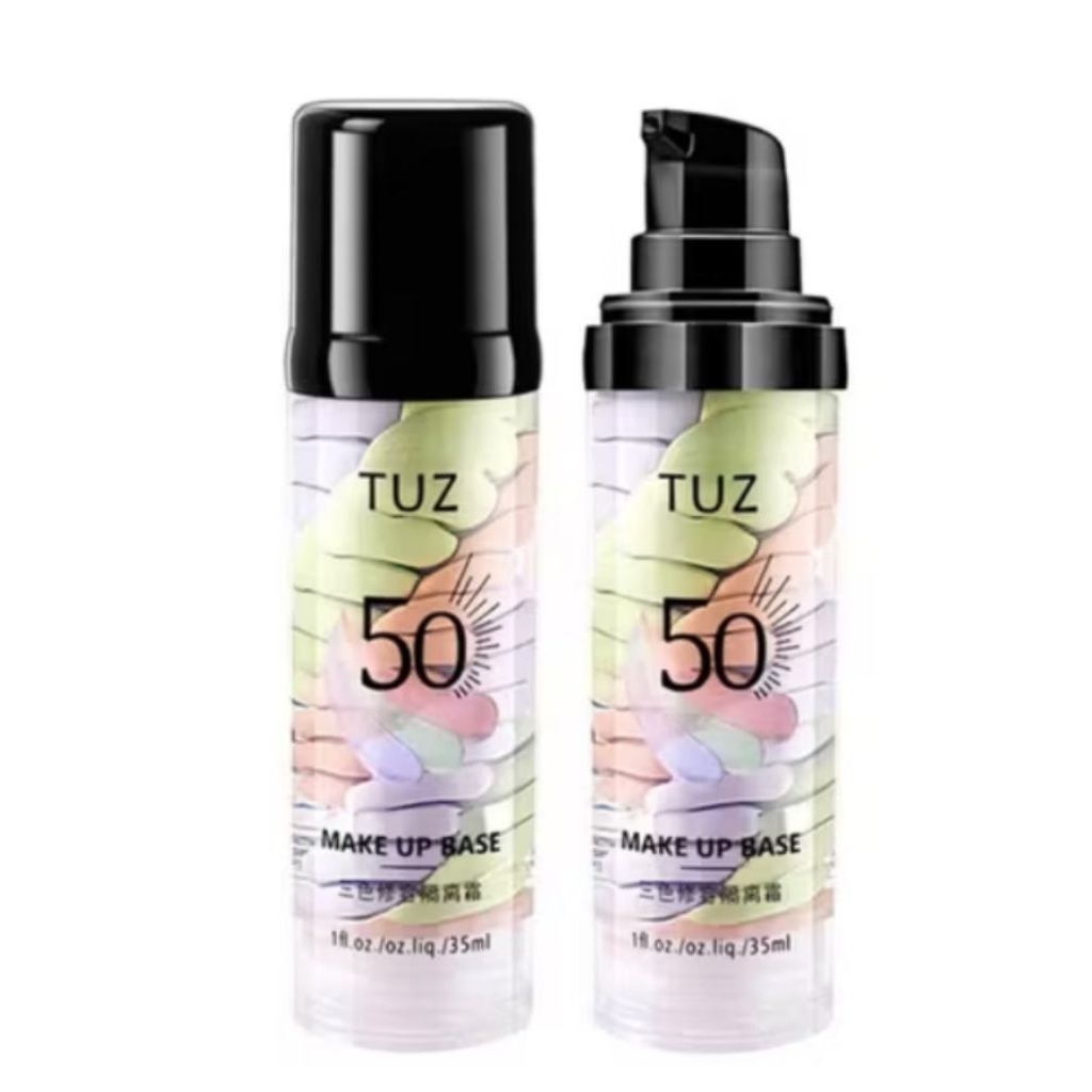 เบสไพรเมอร์ 3 สี กันแดด เบลอรูขุมขน กันน้ำ กันเหงื่อ เมคอัพติดทน