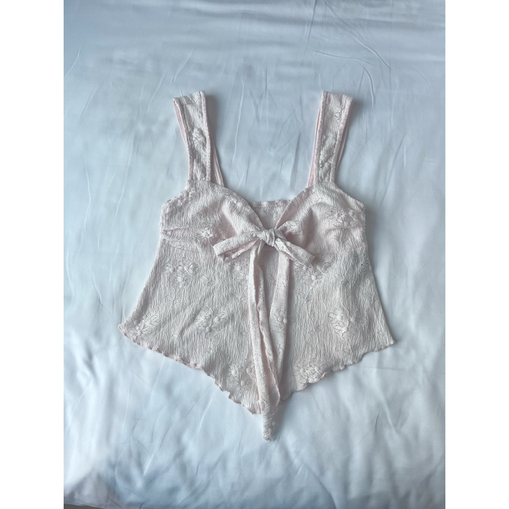 เสื้อสายเดี่ยวผูกหน้า cider