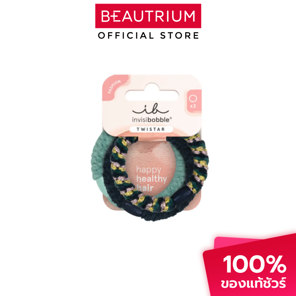 INVISIBOBBLE Twistar Blue Balance ยางรัดผม 3pcs