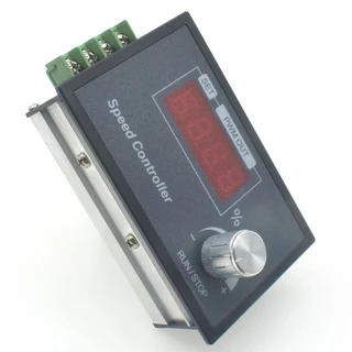 PWM DC Motor Controller 6-60V ปรับรอบได้ หน้าจอดิจิตอล มี Encoder ปรับความถี่ได้ ใช้กับ 6V 12V 24V 36V 48V