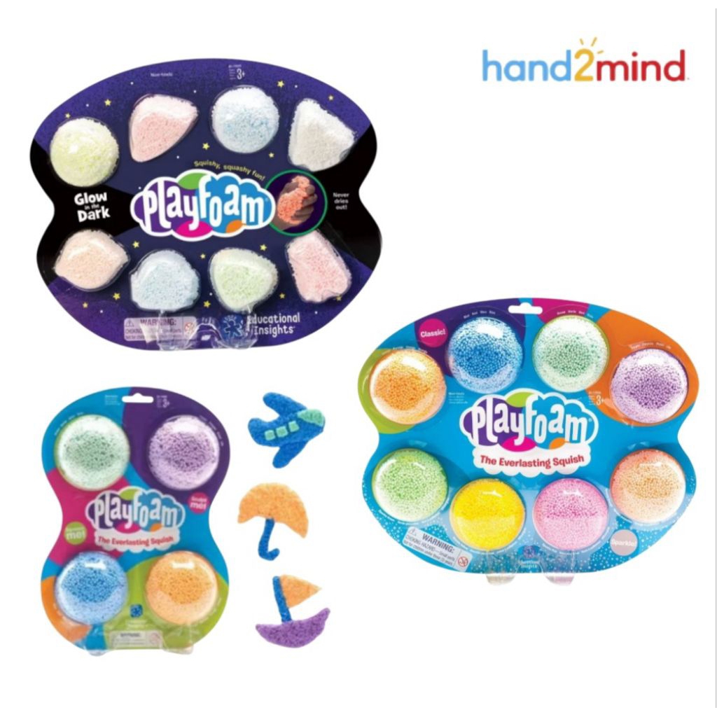 Educational Insights - PLAYFOAM CLASSIC & SPARKLE 8 PACK เพลย์โฟมปั้นได้ 8 สี - AA854