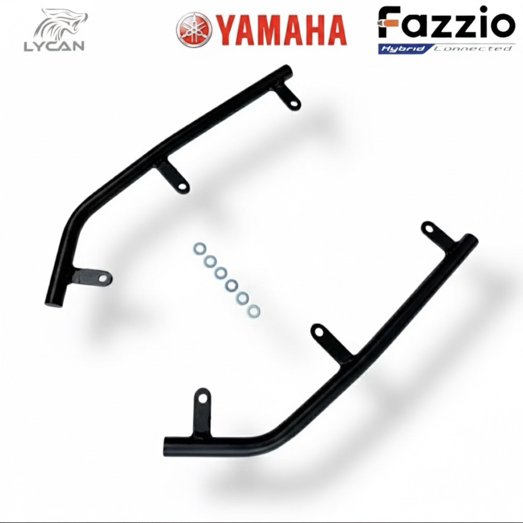 ชุดกันชนฝาข้างซ้าย-ขวา ทรงศูนย์ สีดำ YAMAHA FAZZIO ปี2023-2025🛵F🛵