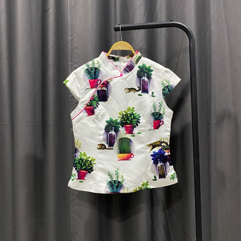Carisa เสื้อจีนแขนกุดผู้หญิง sz XL
