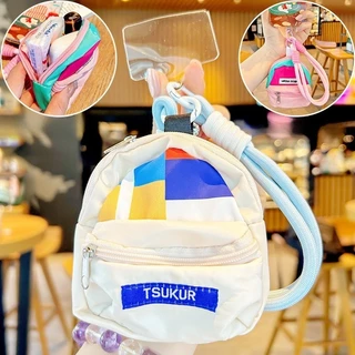 พร้อมส่ง เครื่องประดับแขวน โทรศัพท์มือถือส สายสะพายข้างยาว กระเป๋าใส่เหรียญดีไซน์เก๋ กระเป๋าสีเหลืองสไตล์อินส