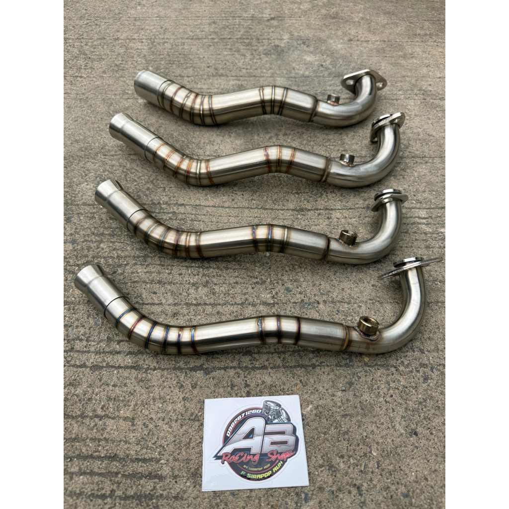 คอท่อPcx160 สวมท่อเดิม (คอท่อ+สวม)