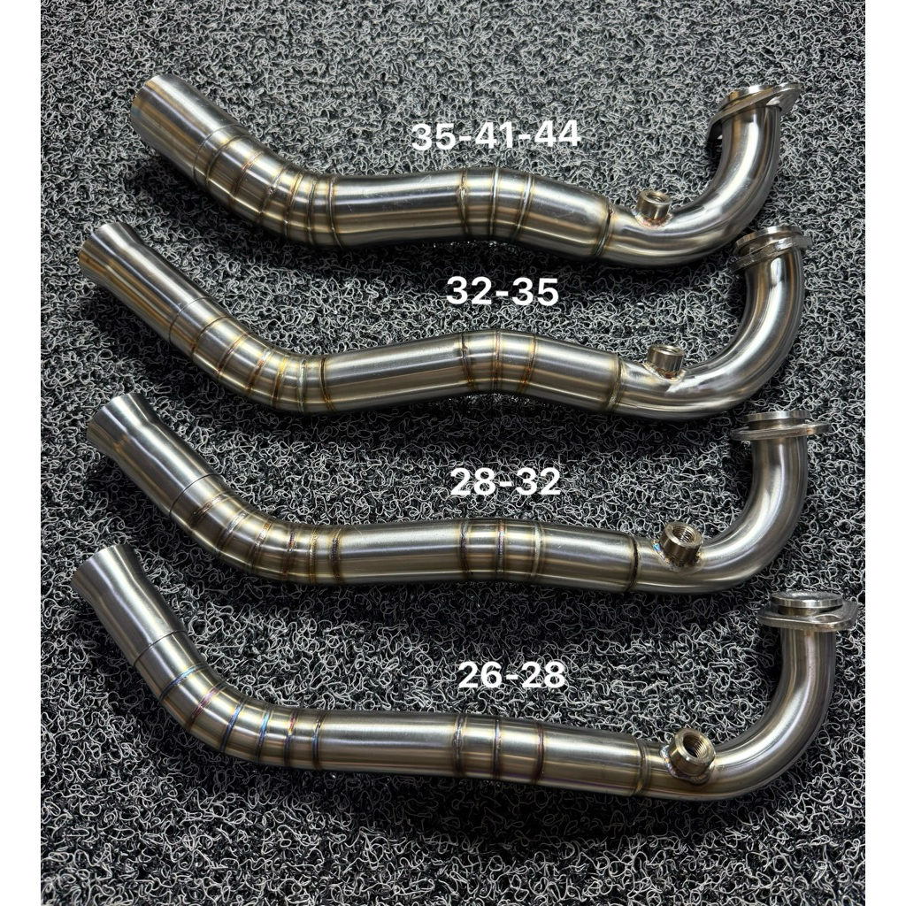 คอท่อPcx160 สวมท่อเดิม (คอท่อ+สวม)