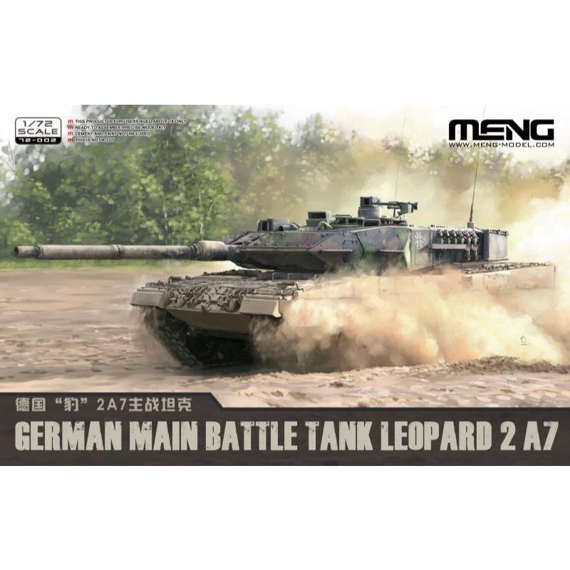 [พร้อมส่ง] Model รถถัง MENG Leopard 2A7 German Main Battle Tank 1/72 Scale ModelKit Model รถถัง [iBITSHop]