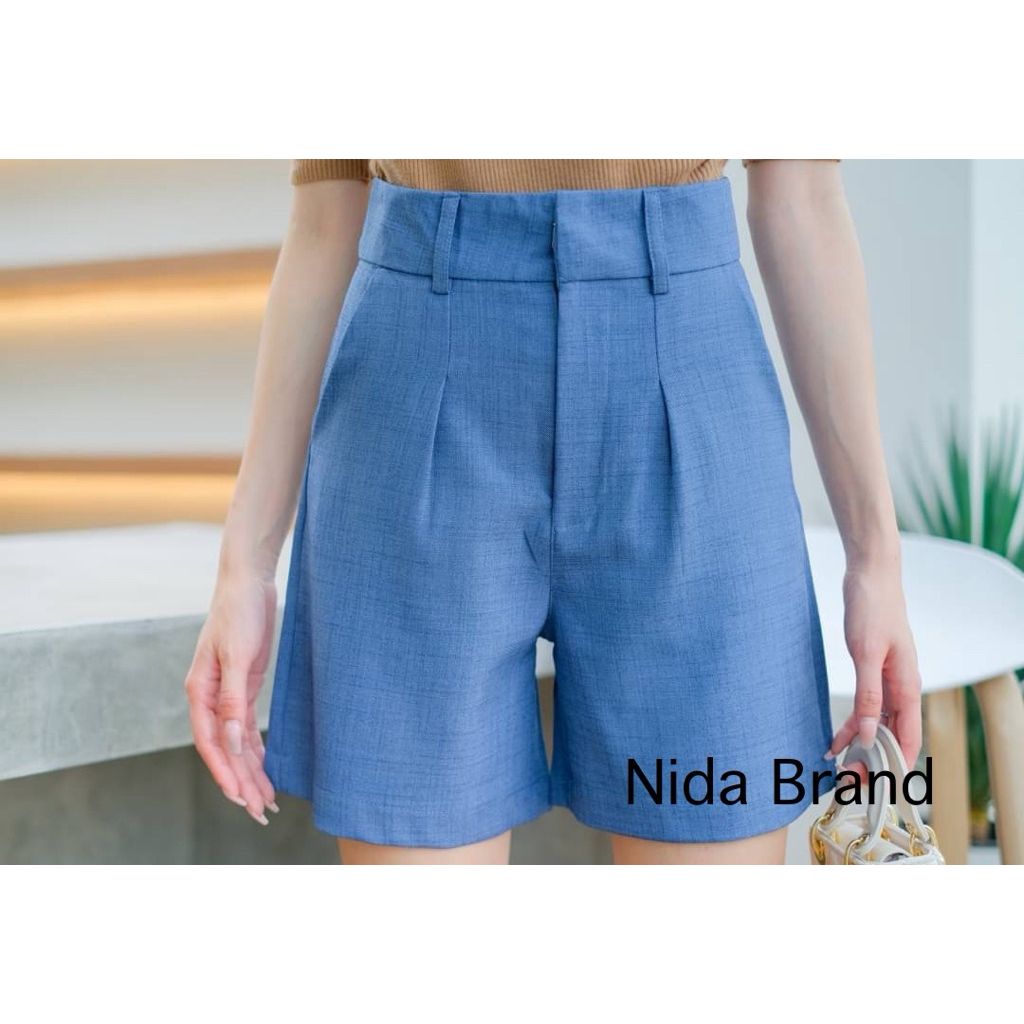 รุ่นฮิต งานป้าย กางเกงขาสั้นตะขอมีหู ผ้าสโนว์สลาฟ ผ้าหนาเนื้อดี - รูปที่ 7