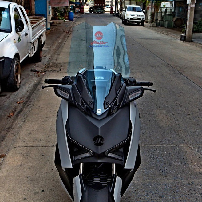 ชิวหน้า V5 สูง 24นิ้ว Xmax 300 2023-2025 ชิวหน้าแต่ง Xmax300