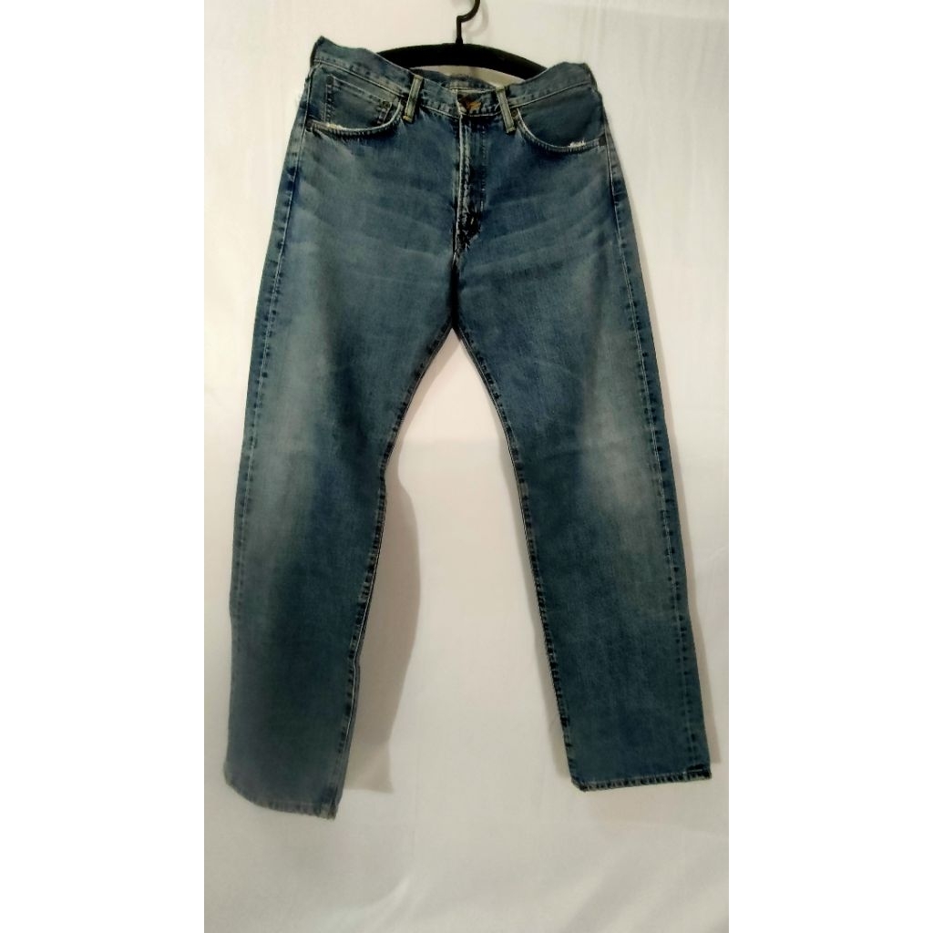 กางเกงยีนส์EDWINป้ายหนังริมแดงสภาพดี 822