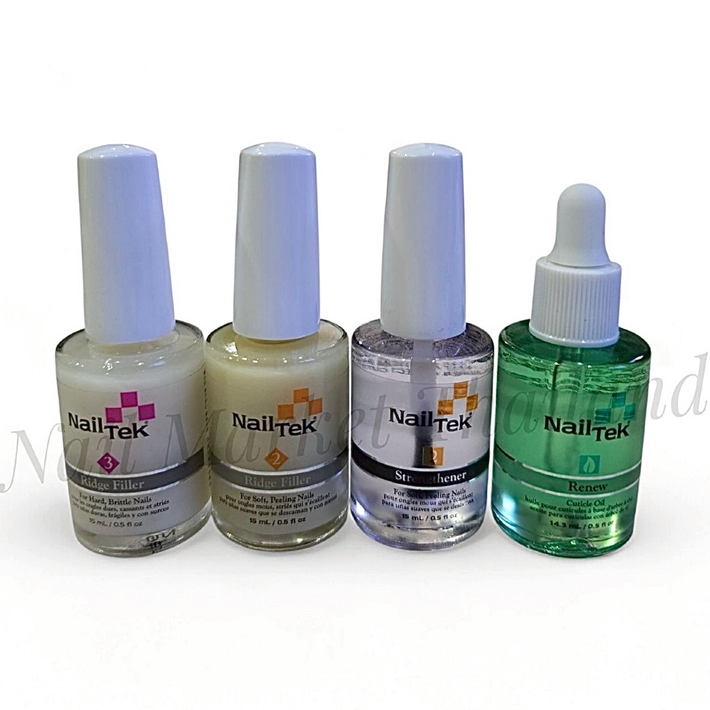 Nail Tek🇺🇸 Keratin Nail Treatment บำรุงเล็บเสีย 4 สูตร แบบไม่ต้องอบ ของแท้จากUSA พร้อมส่ง