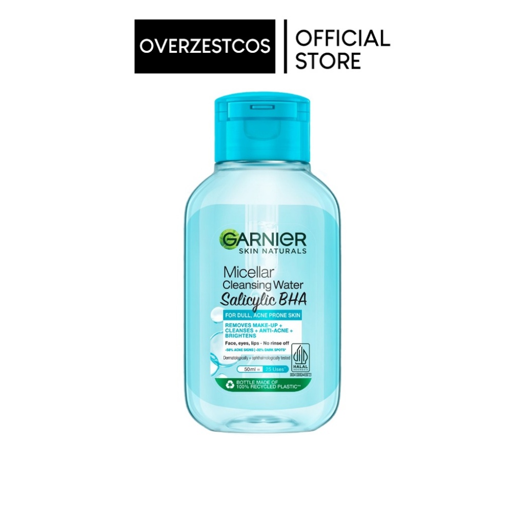 GARNIER SKIN NATURALS MICELLAR CLEANSING WATER SALICYLIC BHA 50ML.