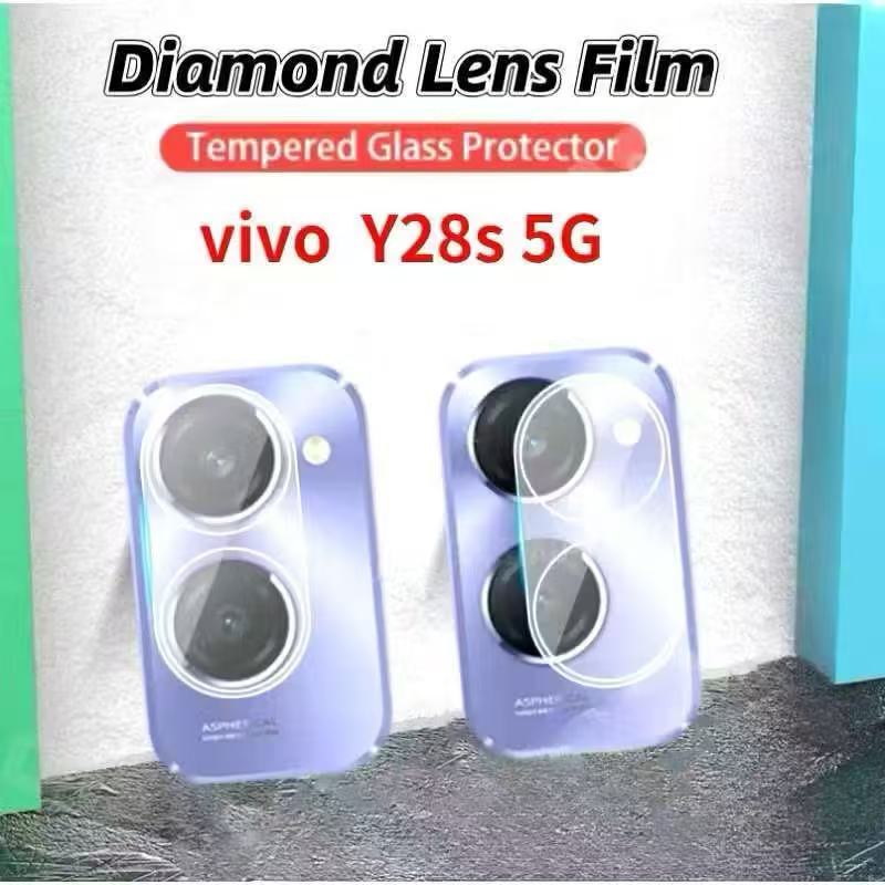 ฟิล์มกระจก เลนส์กล้อง สำหรับ Vivo Y03 Y03T Y18 Y28S เต็มเลนส์