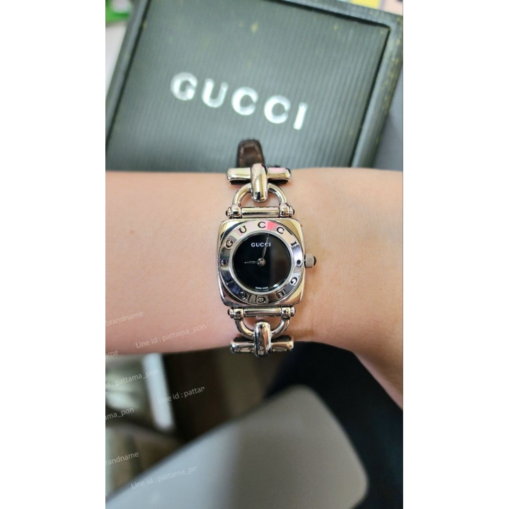 ❌️ขายแล้ว❌️นาฬิกา gucci แท้  💯 มือสอง รุ่น 6300L