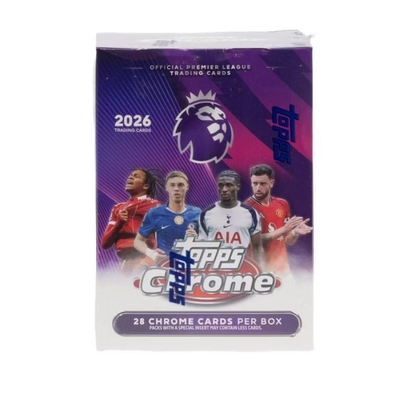 ‼️พร้อมส่ง‼️2026 Topps Chrome Premier League - blaster Box 🔥ฟรีสลีฟ🔥