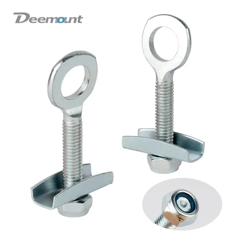 Deemount น๊อตขันหางปลาจักรยาน   2 ชิ้น Fixed Gear สกรูปรับตึงโซ่จักรยานฟิ๊กเกียร์ 35มม.Chain Tensioner