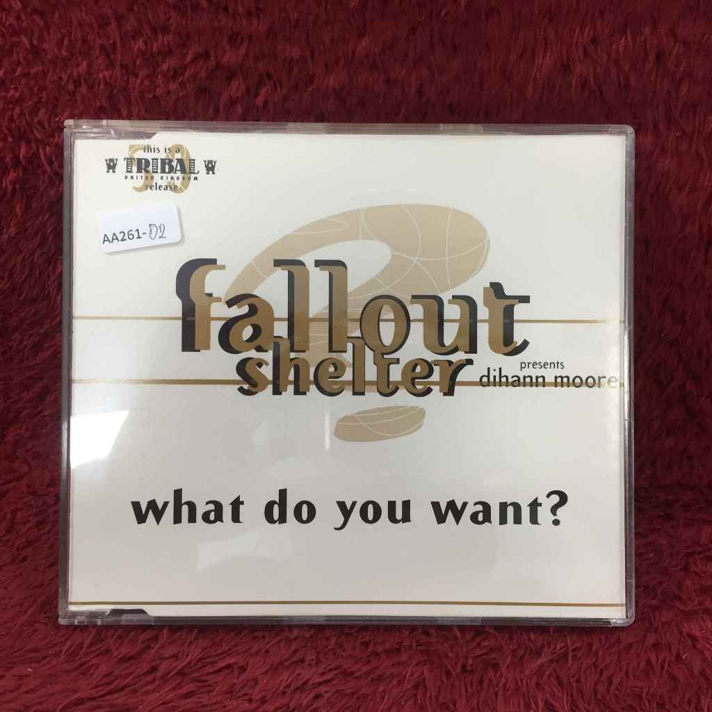 CD Fallout Shelter Presents Dihann Moore – What Do You Want? สภาพตามรูปปก AA261-52