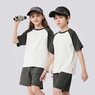 Patt Mom เสื้อยืดเด็ก เสื้อแขนสั้นเด็ก แฟชั่นเด็กผู้ชาย คอกลม แขนสั้น ผ้านุ่ม ใส่สบาย (S001-CJLWDX)