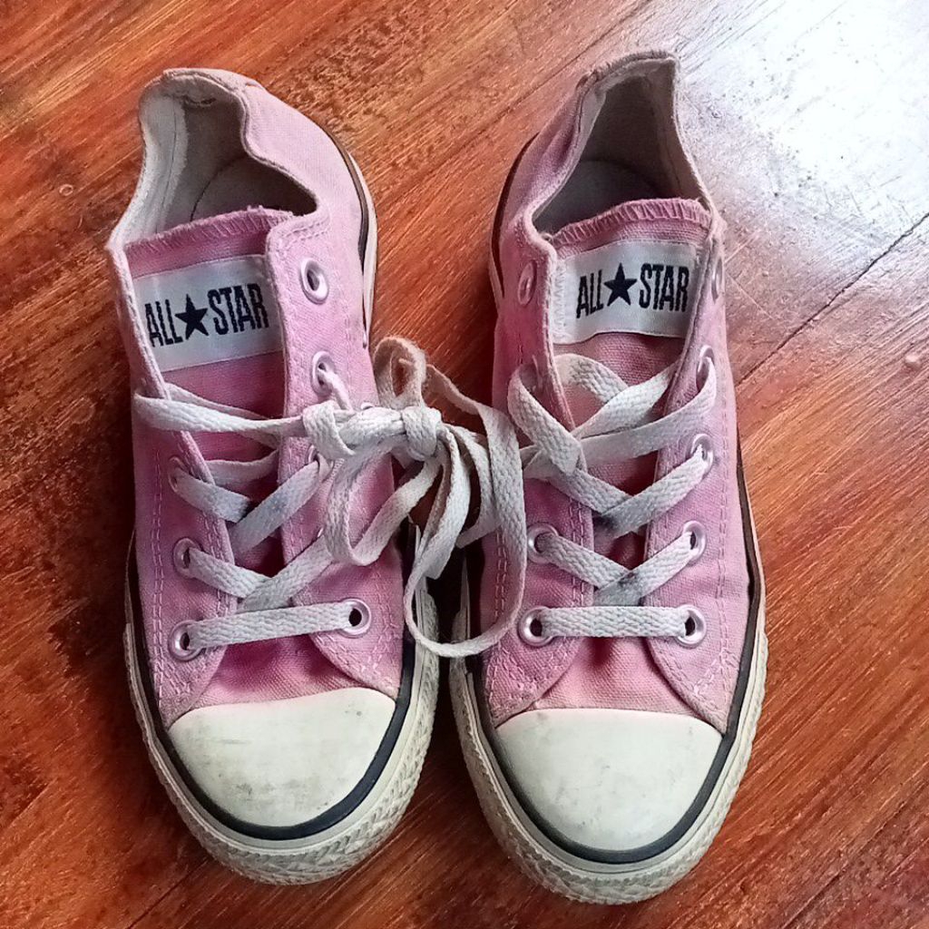 รองเท้า Converse All Star สีชมพู ไซส์US3,EUR35,22cm