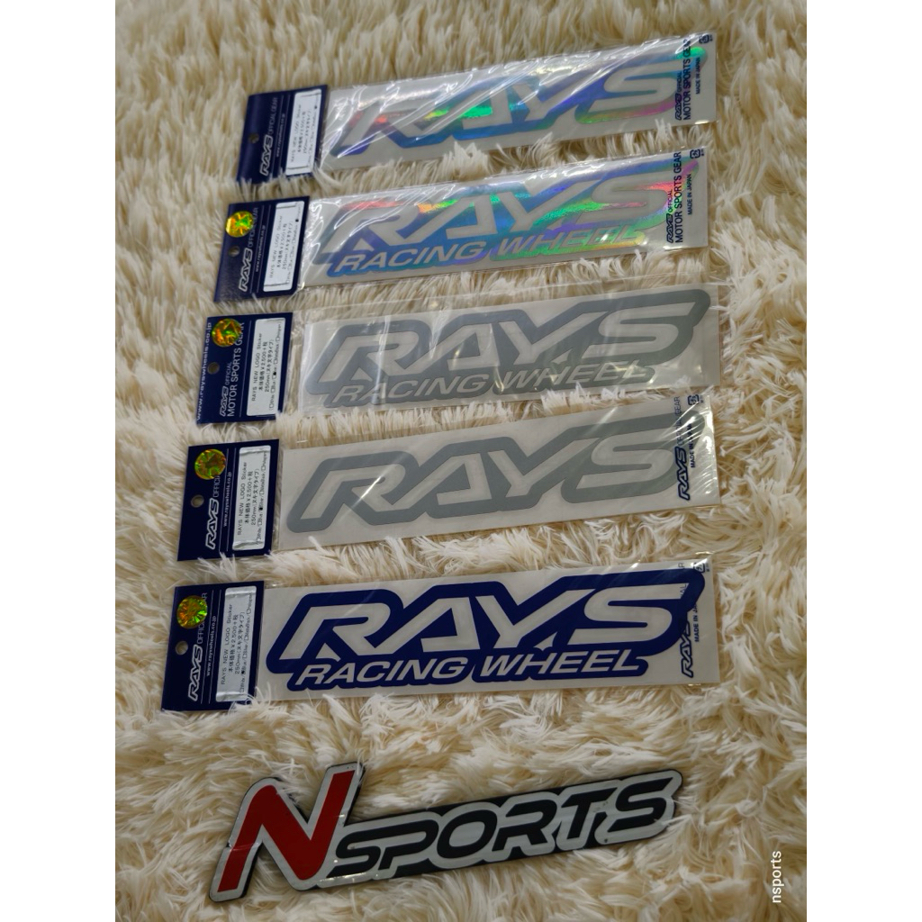 สติ๊กเกอร์ Rays แท้ญี่ปุ่น