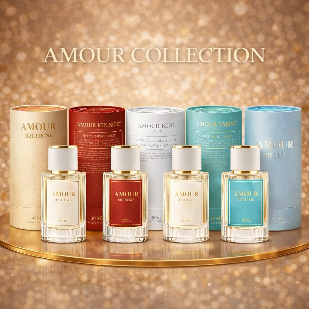 AMOUR Eau de Parfum 30ml | น้ำหอมยูนิเซ็กซ์ กลิ่นหรู ติดทน 8–10 ชม. หอมแพง สไตล์เคาน์เตอร์แบรนด์