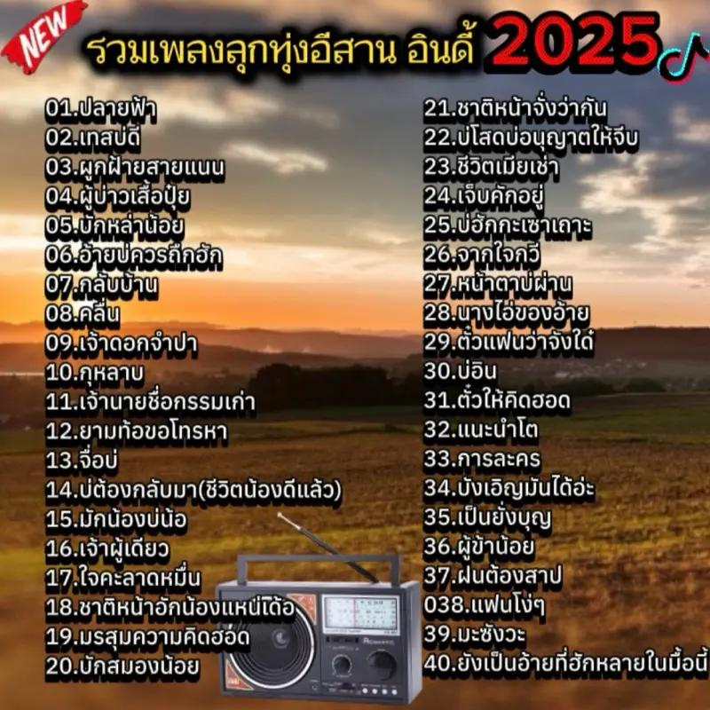 USB แฟลชไดร์ฟ MP3 รวมเพลงลูกทุ่งฮิตอีสานอินดี้