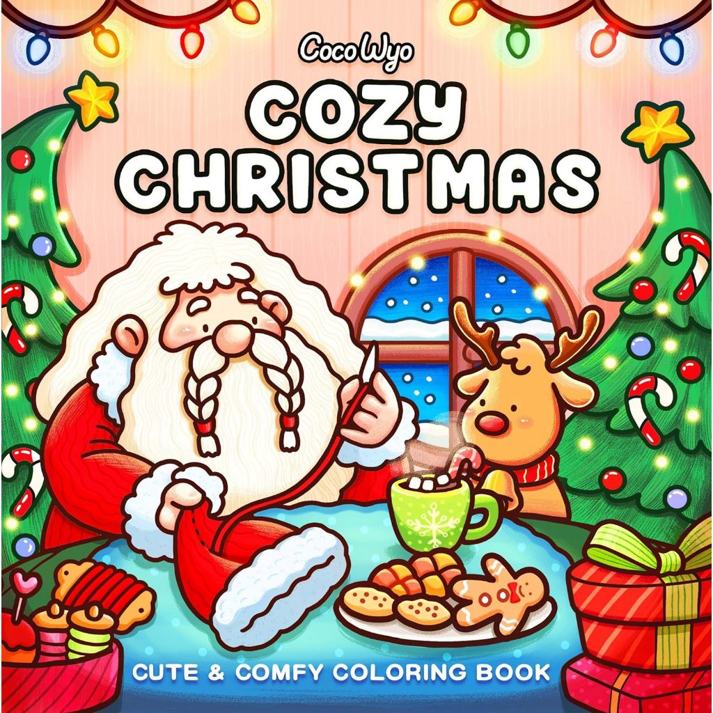 [พร้อมส่ง] COZY CHRISTMAS สมุดภาพระบายสี ภาพน่ารัก ลายเส้นชัด เหมาะกับทุกวัย เสริมทักษะ ฝึกสมาธิ