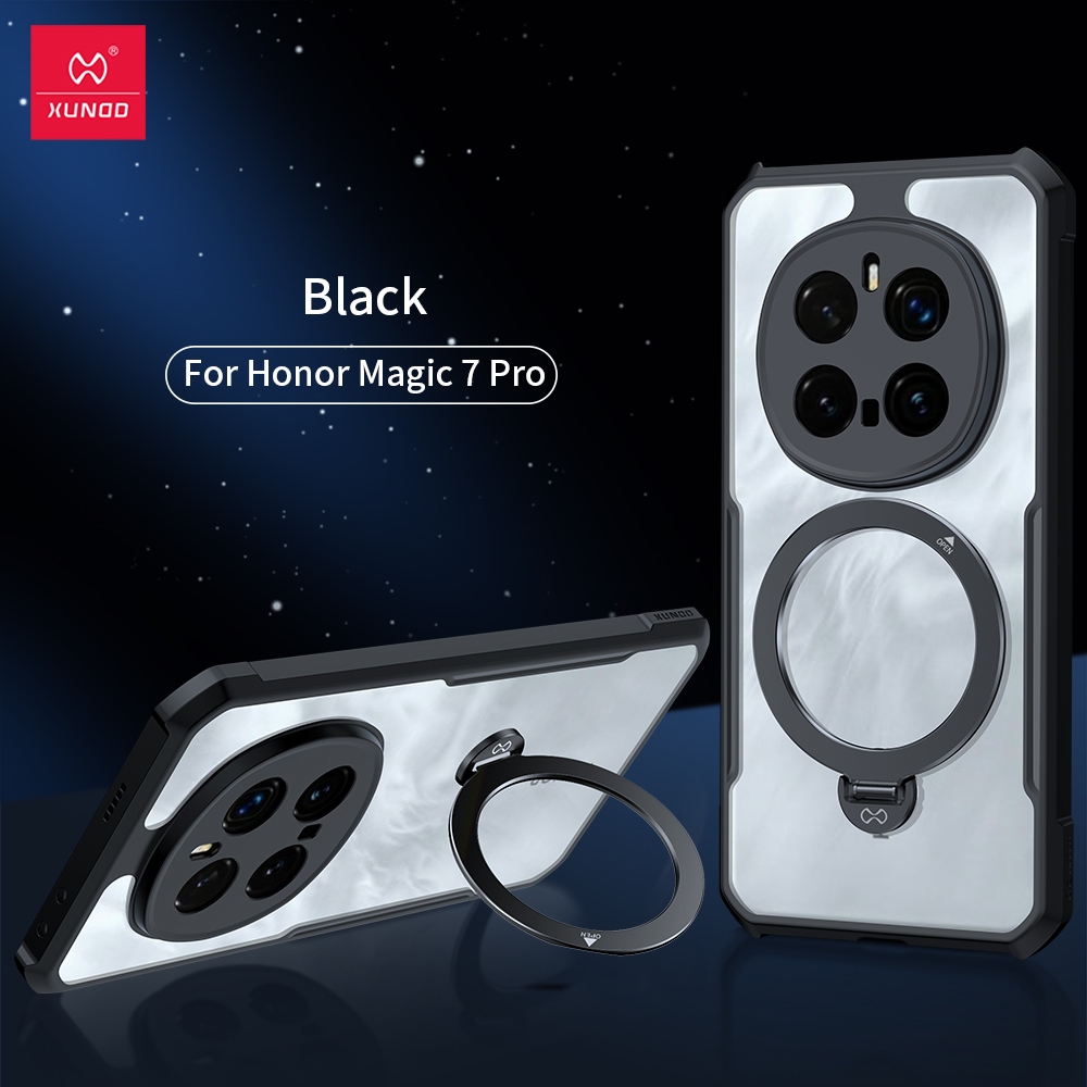 XUNDD เคส ใช้สำหรับ Honor Magic7 Pro เคส ต่อต้านการดรอป ป้องกันรอยขีดข่วน Honor Magic 7 Pro Case