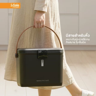 ide'e [1 PC] กระติกเก็บความเย็นและร้อน Cooler Box ความจุ 10 L. (PN586) เก็บความเย็น 4-6 ชม. มีสายสะพาย