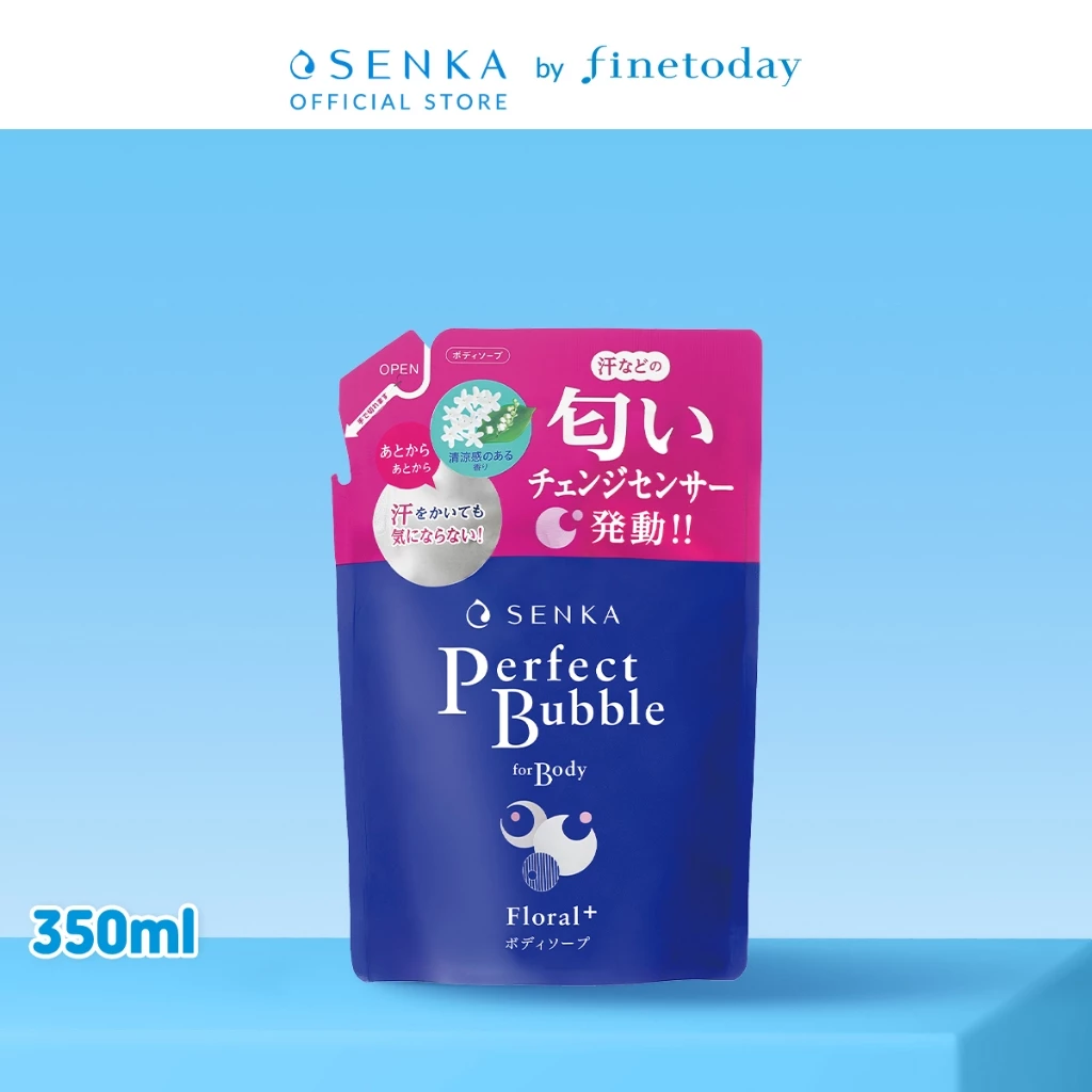 SENKA เพอร์เฟ็ค บับเบิ้ล ฟอร์ บอดี้ ฟลอรัล พลัส 350ml (ชนิดรีฟิล)