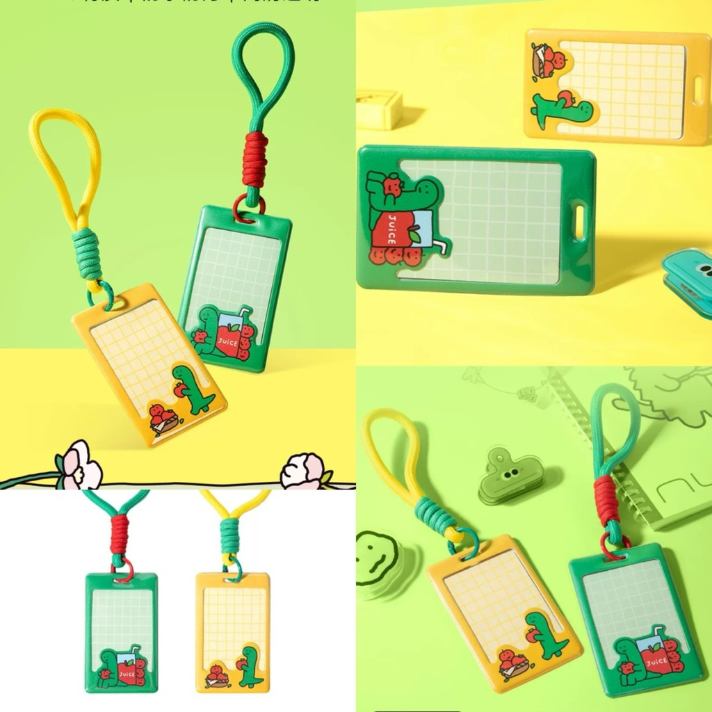 (พร้อมส่ง) ที่ใส่บัตร Card Holder เฟรมการ์ดห้อยกระเป๋า Nusign x Joguman ลิขสิทธิ์แท้ แบบพลาสติก