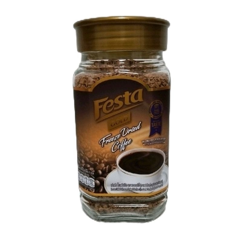 Festa เฟสต้า โกลด์ ฟรีซดราย คอฟฟี่ กาแฟสำเร็จรูป ปริมาณ180กรัม