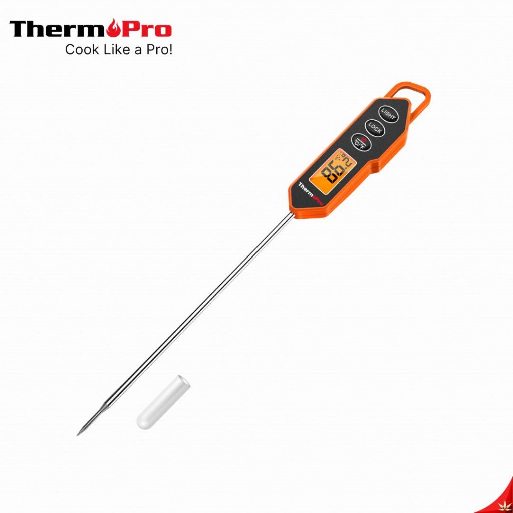 ThermoPro TP-01H เทอร์โมมิเตอร์วัดอุณหภูมิอาหาร วัดอุณหภูมิเนื้อสัตว์ เเบบปากกาดิจิทัล อ่านค่าไว BBQ