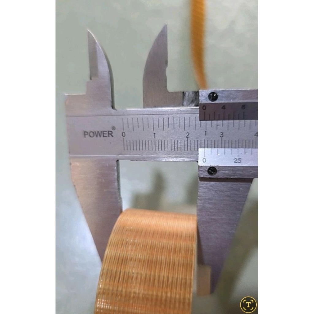 สายพาน รางกระจกกั้นห้องผู้โดยสาร Volkswagen T5 หน้ากว้าง 25มิล ยาว165มิล - รูปที่ 2