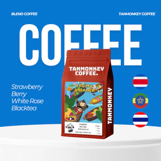 Fruity Dreamer เมล็ดกาแฟคั่ว Ethiopia✖️ Thai ✖️Costa Rica คั่วอ่อนกลาง Tanmonkey Coffee