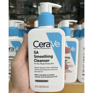🔥ของแท้100% ฉลากไทย🔥 CERAVE SA Smoothing Cleanser 236 ml ทำความสะอาด สำหรับผิวหยาบกร้าน ไม่เรียบเนียน 🔥มี Code ส่วนลด