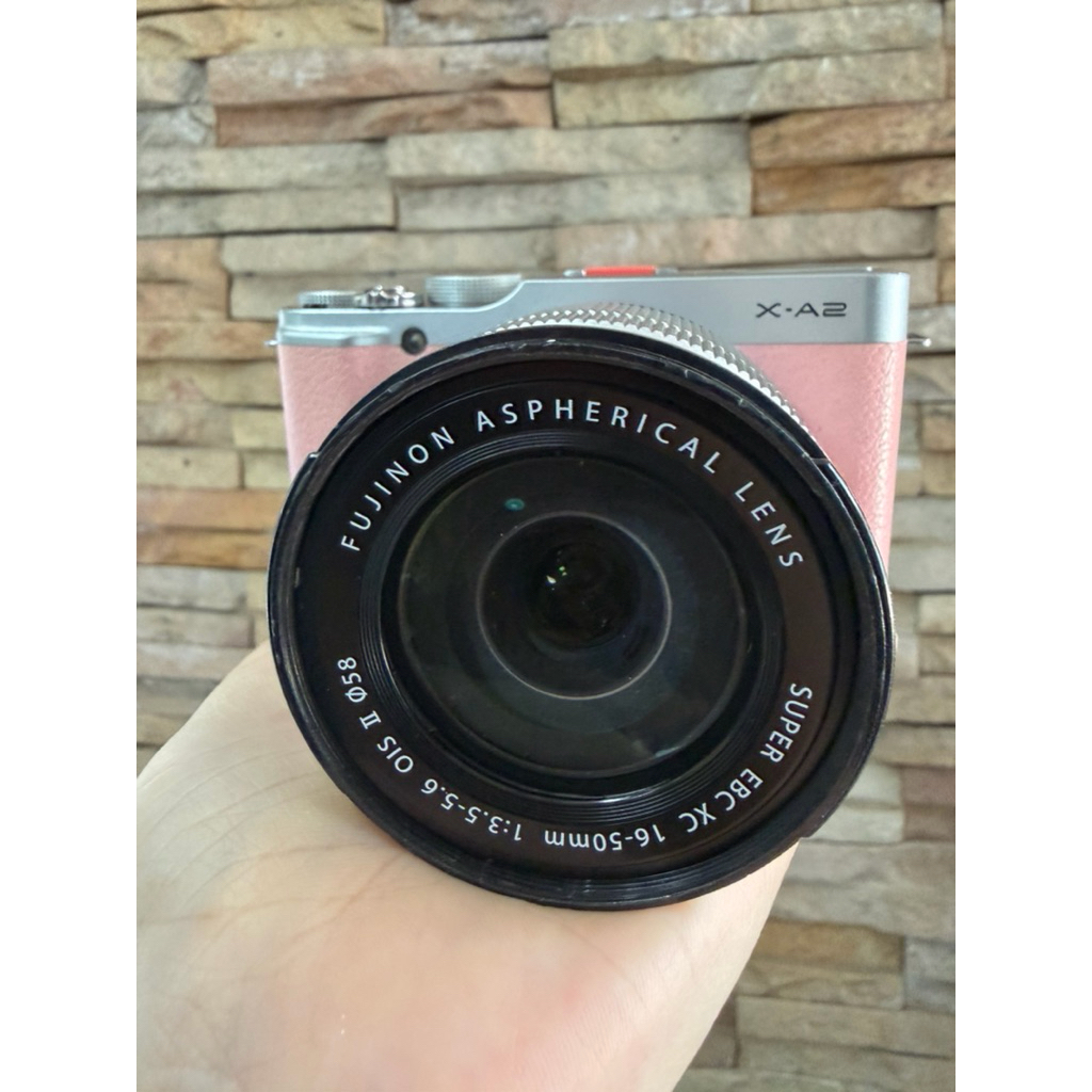 กล้องดิจิตอล มือสอง fuji xa2 สีชมพู (รีวิวในรายละเอียด)
