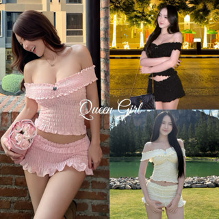 Karsrich : Queen Girl มีไซส์เล็กเเละใหญ่ ปาดไหล่กระโปรงมีกาง…