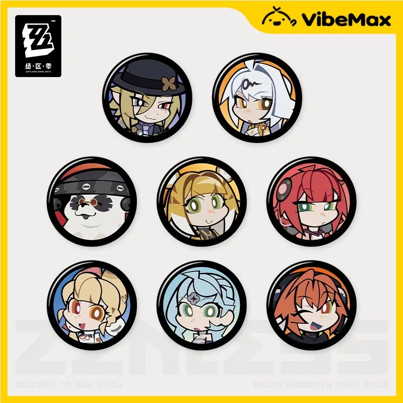 [✨NEW⚡พร้อมส่ง] Zenless Zone Zero กล่องสุ่มเข็มกลัดมินิ Official Chibi Mini Badge Blind Box Vol.4&Vol.5