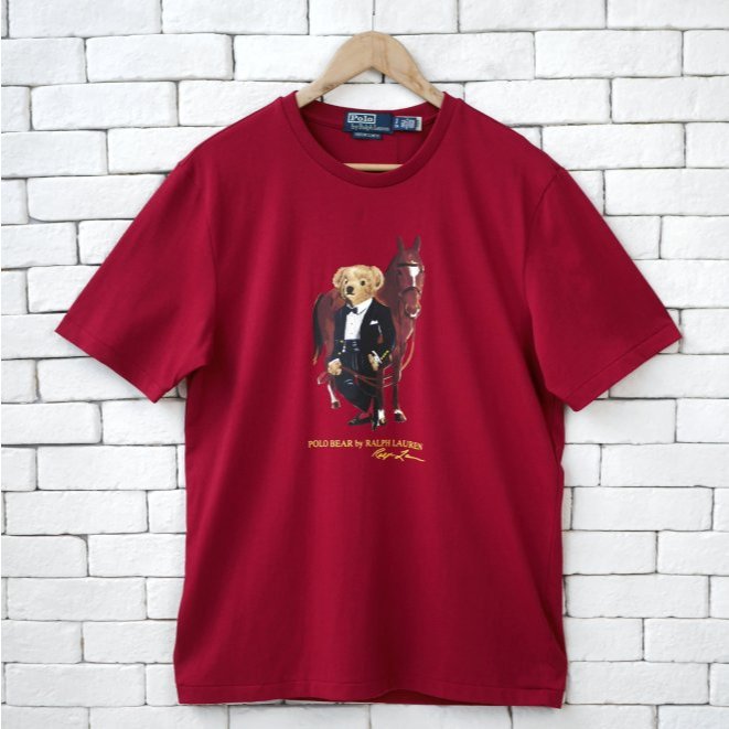 POLO RALPH LAUREN POLO BEAR COTTON T-SHIRT