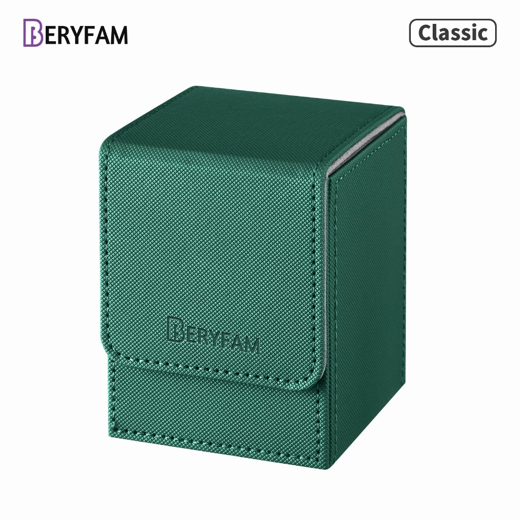 BERYFAM กล่อง DECK ใส่การ์ด 100+ หนัง PU โปเกมอน สะสมการ์ด แรงแม่เหล็ก Pokemon Yugioh Toploade กล่อง DECK Blueberry thumbnail 9