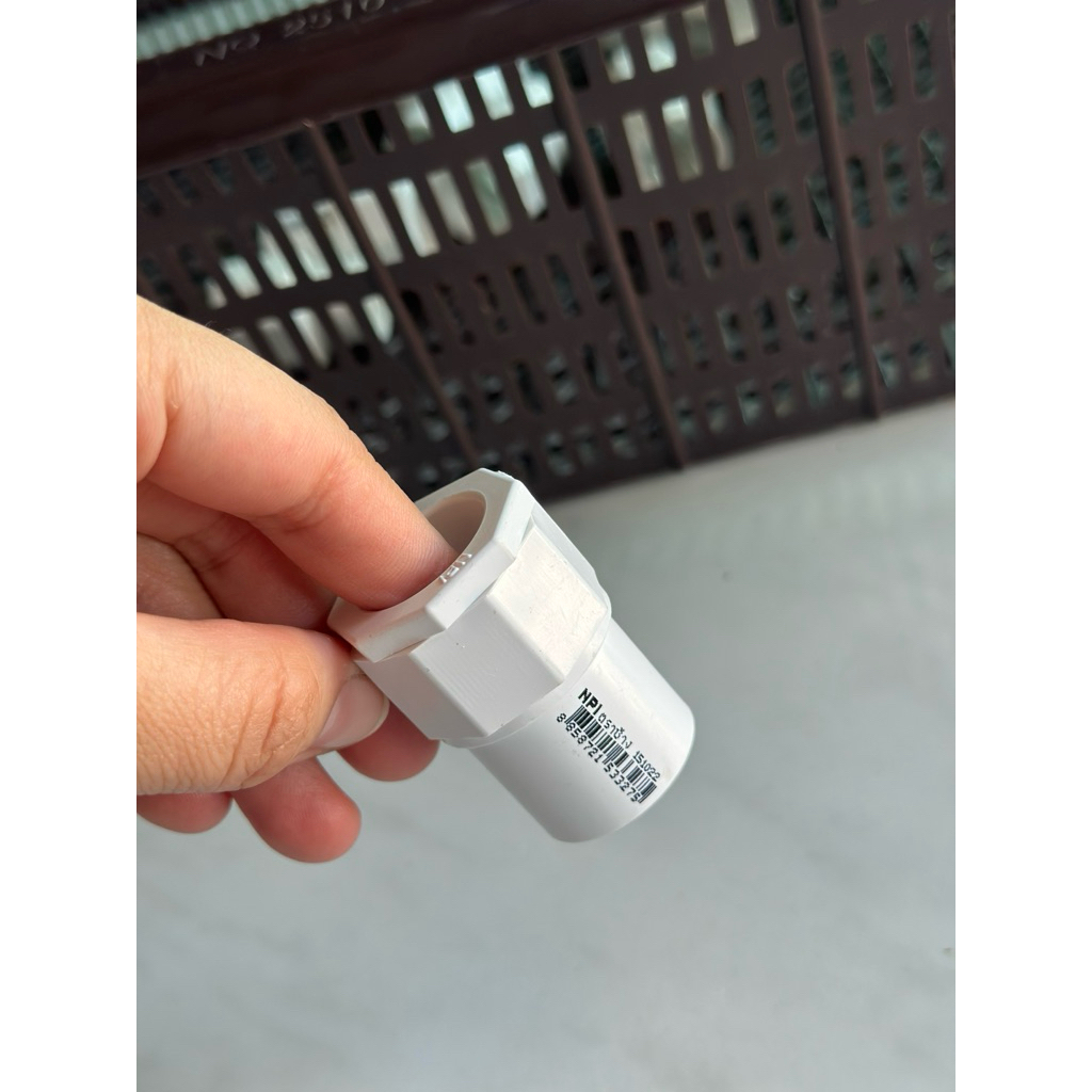 SCG คอนเนคเตอร์ PVC สีขาว 1/2" (18 มม.) ตราช้าง ข้อต่อเข้ากล่องพักสายไฟ สีขาว ของแท้ 100%