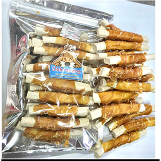 ขนมสุนัข แท่งนมชีสนิ่มพันไก่ ขนาด 200 กรัม