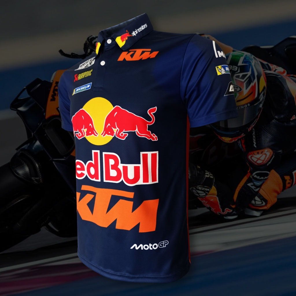 เสื้อPolo MotoGP เสื้อโปโลโมโตจีพีทีม เรดบูล KTM เรสซิ่ง 2025 #MG0196 รุ่น แบรด บินเดอร์#33 ไซส์ S-5XL - รูปที่ 2