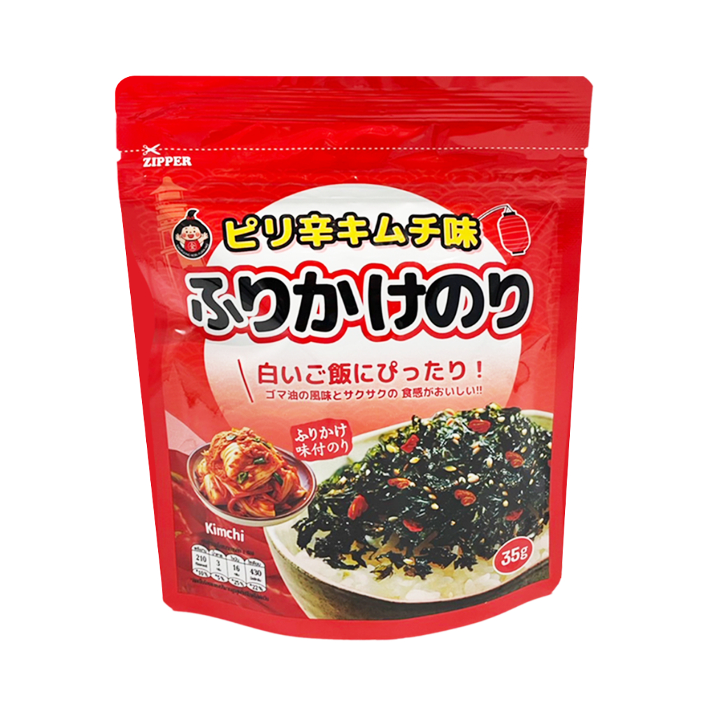 แดพุง สาหร่ายโรยข้าว รสกิมจิ Daepoong Dried Laver Kimchi