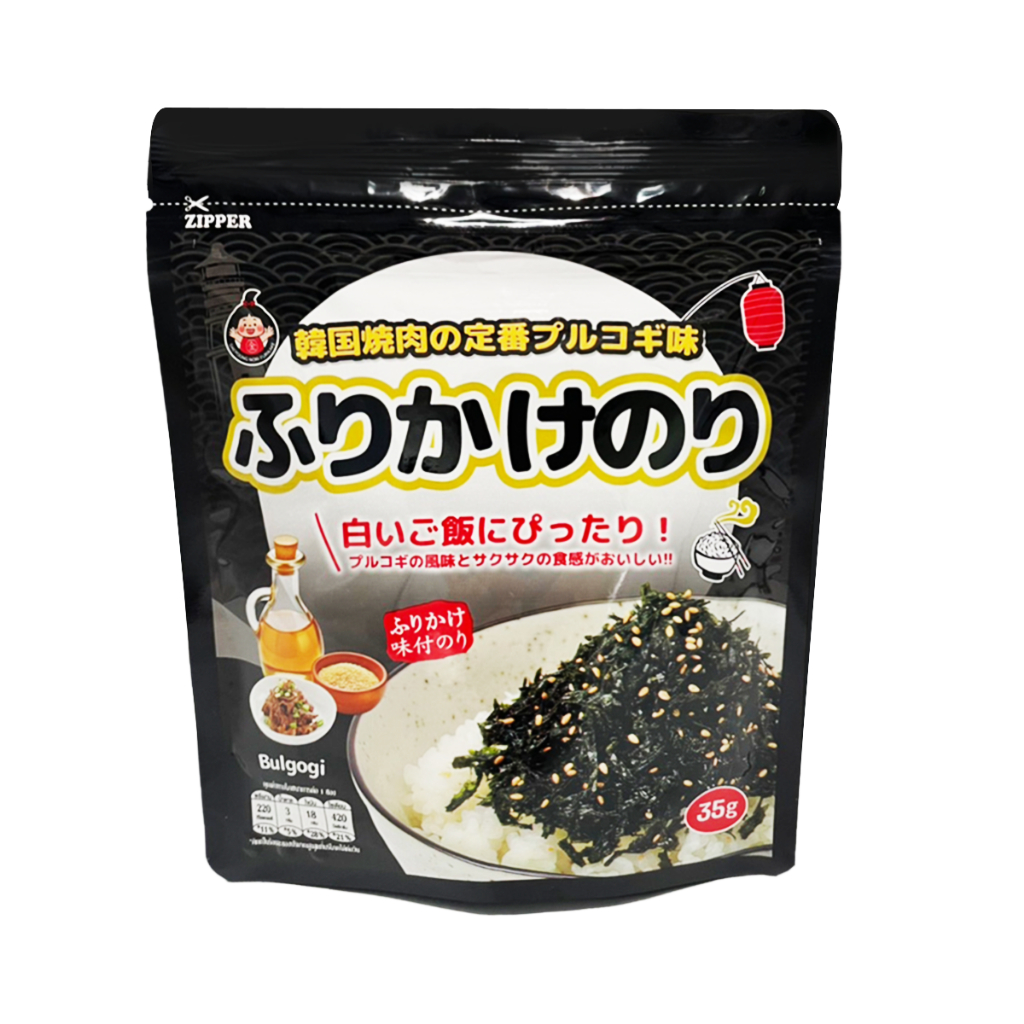 แดพุง สาหร่ายโรยข้าว รสบุลโกกิ Daepoong Dried Laver Bulgogi 35 กรัม ไซส์ใหญ่กว่าเดิม!!